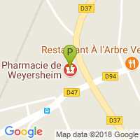 carte de la Pharmacie de Weyersheim