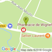 carte de la Pharmacie de Wignehies