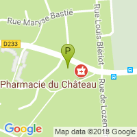 carte de la Pharmacie du Chateau