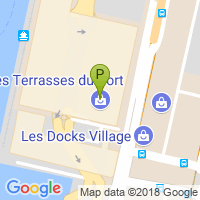 carte de la Pharmacie des terrasses du port