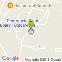 carte de la Pharmacie Saint Exupery