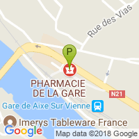 carte de la Pharmacie de la Gare