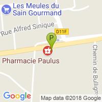 carte de la Pharmacie Paulus