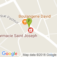 carte de la Pharmacie Saint Joseph