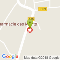 carte de la Pharmacie des Monts