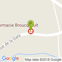 carte de la Pharmacie Etienne Broucqsault