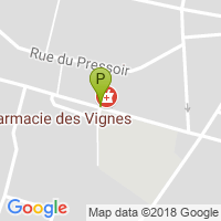 carte de la Pharmacie des Vignes