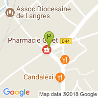 carte de la Pharmacie Gourbillon