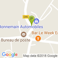 carte de la Pharmacie de Bonnemain