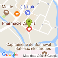 carte de la Pharmacie Callens Rodriguez