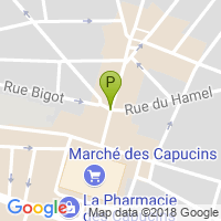 carte de la Pharmacie des Halles