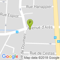 carte de la Pharmacie d'Ares