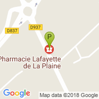 carte de la Pharmacie de la Plaine