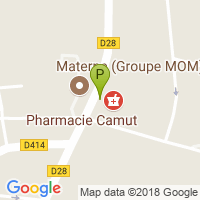 carte de la Pharmacie Camut