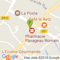 carte de la Pharmacie Fonteneau