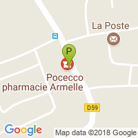 carte de la Pharmacie Pocecco