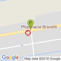 carte de la Pharmacie Bravetti