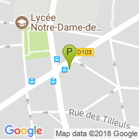 carte de la Pharmacie Notre Dame