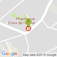 carte de la Pharmacie de la Croix de l'Orme