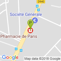 carte de la Pharmacie de Paris