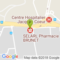 carte de la Pharmacie Brunet