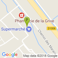 carte de la Pharmacie de la Grive