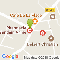 carte de la Pharmacie Malandin