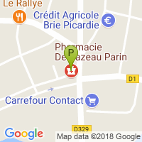 carte de la Pharmacie Demazeau Parin