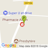 carte de la Pharmacie Allain