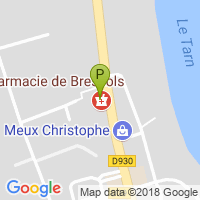 carte de la Pharmacie Raynal