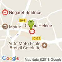 carte de la Pharmacie Cariou Helene