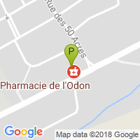carte de la Pharmacie de l'Odon