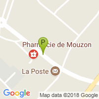 carte de la Pharmacie de Mouzon