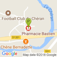 carte de la Pharmacie de Cheran