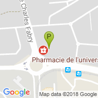carte de la Pharmacie de l'Université