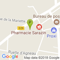 carte de la Pharmacie Sarazin