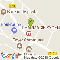 carte de la Pharmacie Syoen