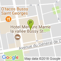 carte de la Pharmacie du Marche de Bussy Saint Georges