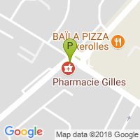 carte de la Pharmacie Gilles Villeneuve