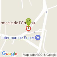 carte de la Pharmacie de l'Ormeau