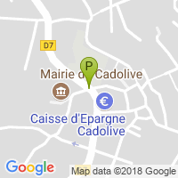 carte de la Pharmacie de Cadolive