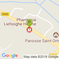 carte de la Pharmacie Liefooghe