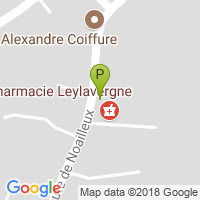 carte de la Pharmacie Leylavergne