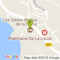 carte de la Pharmacie de la Cinarca