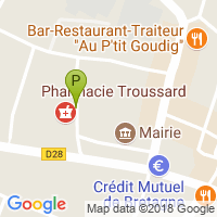 carte de la Pharmacie Troussard