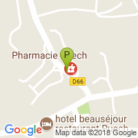 carte de la Pharmacie Puech