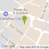 carte de la Pharmacie du Centre