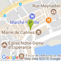 carte de la Pharmacie de l'Hotel de Ville