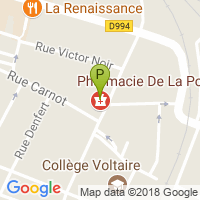 carte de la Pharmacie de la Poste