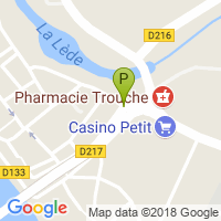 carte de la Pharmacie Trouche